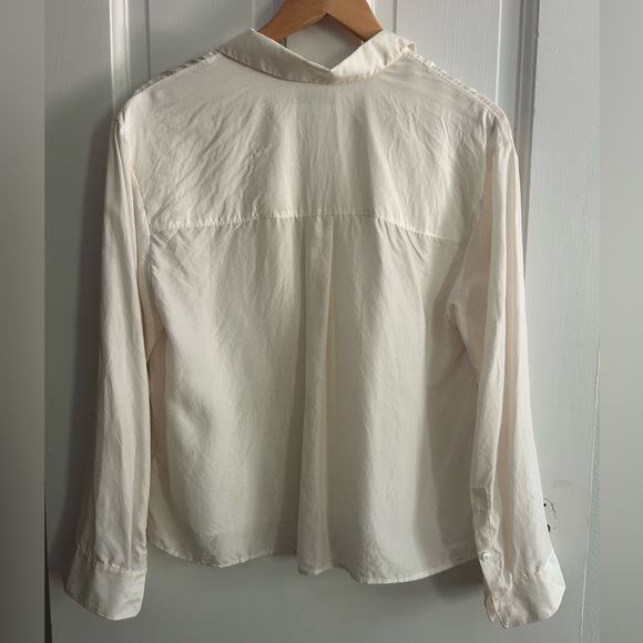 Madewell Silk Button-Up Shirt - Picture 3 of 4